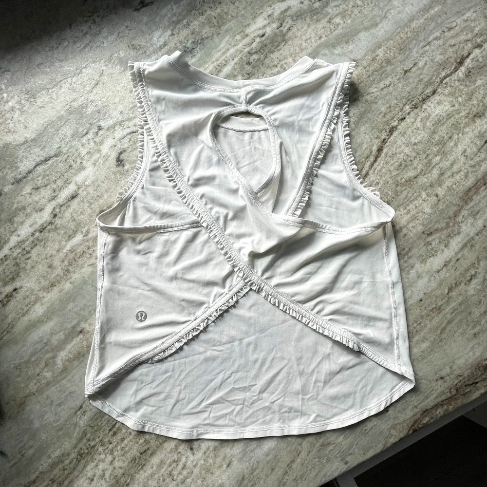 Lululemon Crop Cross Back Top Size 4